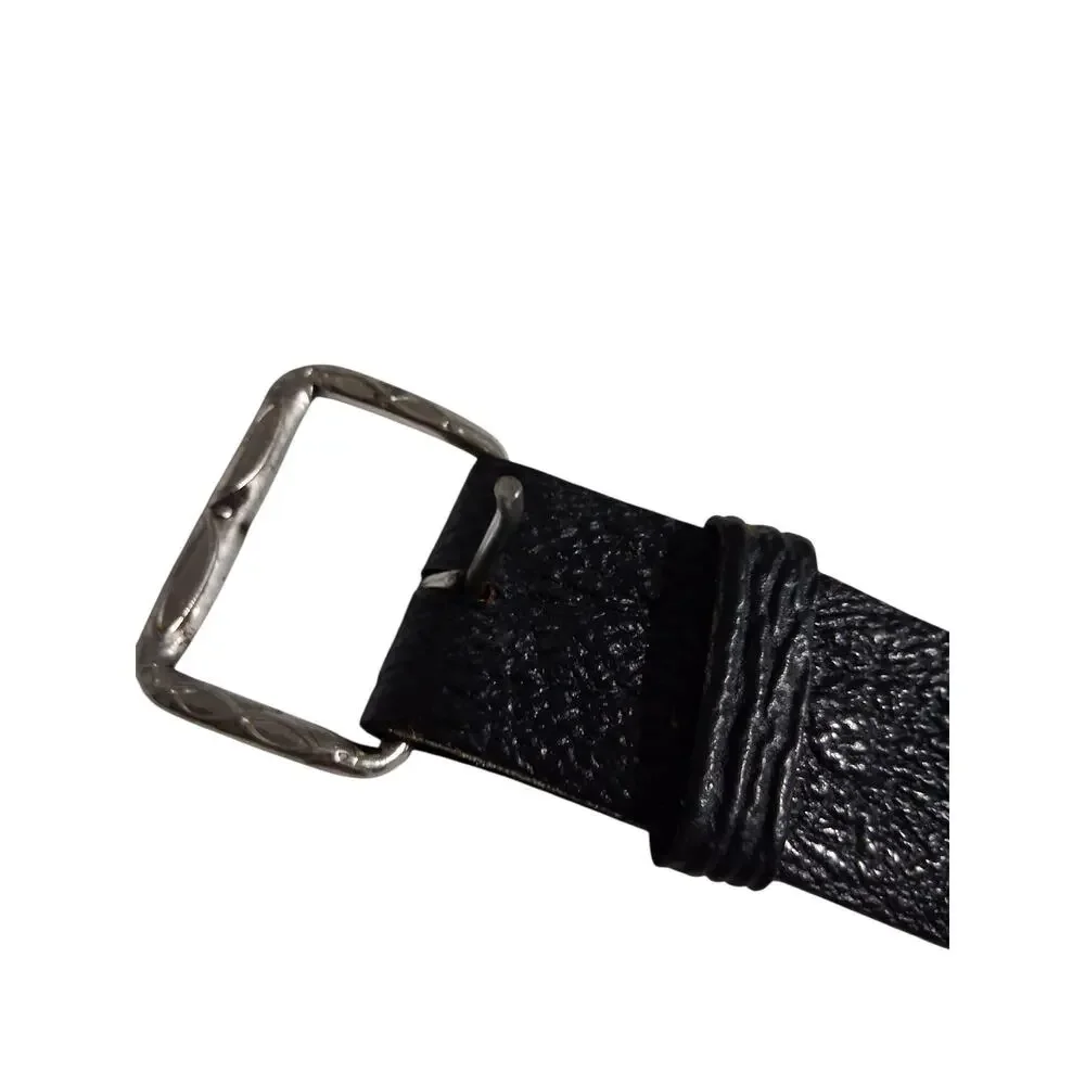 Mens size 36 Shark Belt‎ Casual Professional Teacher Casual Black Leather Luxury